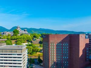 熊本熊本城酒店的城市高楼空中景观