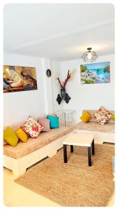 Cosy Duplex" Sidi Bou Said "的休息区