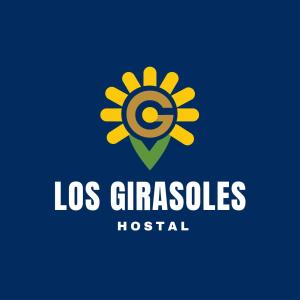 弗洛勒斯Hostal Los Girasoles by Hostal Inn的洛什教堂医院的标志,带向日葵