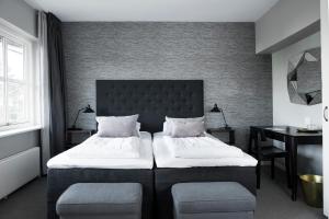 斯克伽姆赫韦德酒店客房内的一张或多张床位
