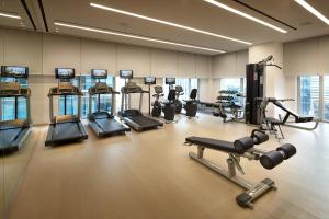 Shilla Stay Guro - Guro Digital Complex Station的健身中心和/或健身设施