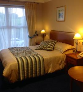 班多伦菲茨杰拉德酒店的酒店客房设有床和窗户。