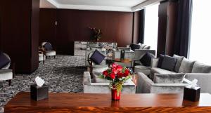 卡萨布兰卡大莫加多尔城市中心酒店的休息区