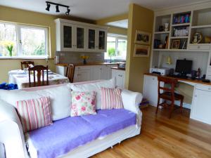 Camillaun Lodge with Lough Corrib Boat Hire的休息区