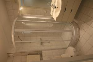 奥斯特仁德德赫鲁德公寓的一间带卫生间和水槽的小浴室