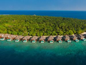芭环礁杜斯特酒店&度假村的海洋度假胜地的空中景观