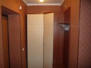 乌法Apartment Mustaya Karima 28的一间带步入式淋浴间和衣柜的浴室