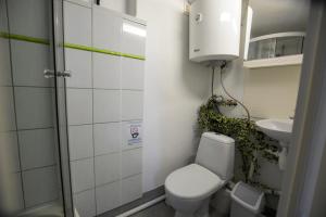 派尔努A5 Studio的一间带卫生间和水槽的浴室