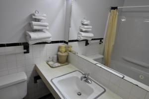 Budget Inn near WestRock的一间浴室