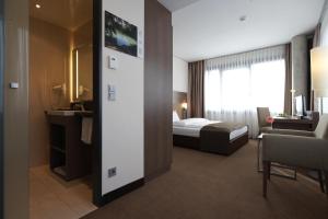 曼海姆城际酒店客房内的一张或多张床位