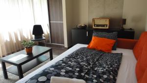MgTels Apartman - with private parking客房内的一张或多张床位