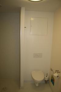 曲博伦迪伯伦海滨酒店的一间带白色卫生间的浴室和窗户。