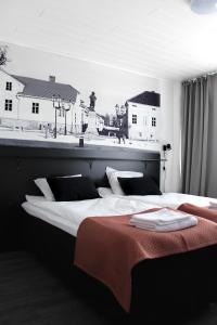 Forenom Aparthotel Raahe客房内的一张或多张床位