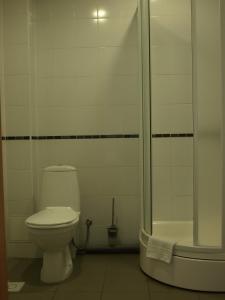 图库姆斯图库马乐杜思哈勒酒店的一间带卫生间和淋浴的浴室