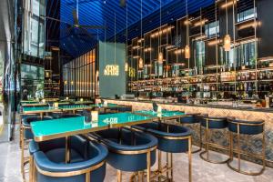 Oasia Hotel Downtown, Singapore by Far East Hospitality酒廊或酒吧区