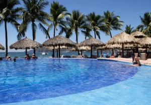 墨西哥别墅酒店内部或周边的泳池