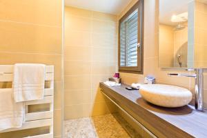 雷加霍斯达哈施萨沃伊拉克罗伊克斯&Spa酒店的一间带水槽和镜子的浴室