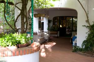 Hotel Giardino degli Ulivi的庭院或其他户外区域