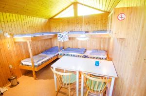 纳斯特斯特兰德露营地客房内的一张或多张双层床