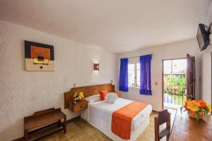 Hotel Hacienda Vallarta - Playa Las Glorias的一间客房