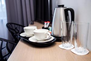 重新开始酒店的咖啡和沏茶工具