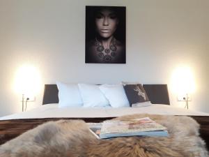 苏黎世阿尔卑斯山公寓客房内的一张或多张床位
