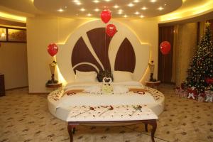 Saleem Afandi Hotel客房内的一张或多张床位