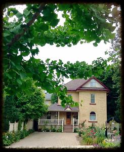 斯特拉福德Tranquil Days Guest House ---- Arbour Garden的前面有车道的大房子