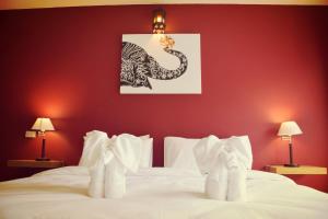 考拉克艾特霍姆酒店客房内的一张或多张床位