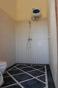 姆杜克阿迪亚芒杜克民宿的一间带卫生间和淋浴的浴室。