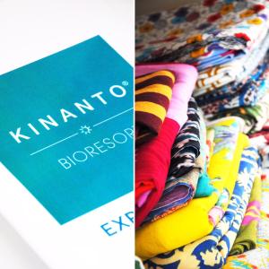 伊斯皮卡Kinanto Bioresort的架子上一堆毛巾和一本书