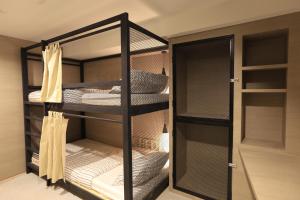 佛塔景观旅舍 客房内的一张或多张双层床