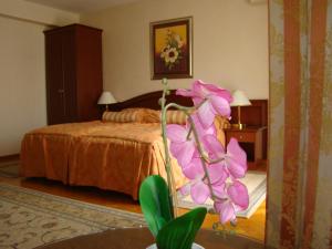 Hotel Vila Ariston客房内的一张或多张床位