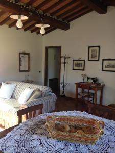 桑塔比诺Borgo del Molinello的客厅配有沙发和桌子