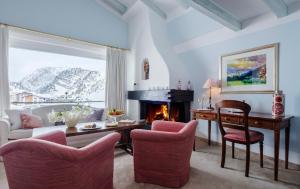 A-ROSA Collection Hotel Thurnher's Alpenhof的休息区