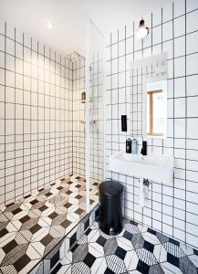 斯德哥尔摩创造者旅舍的一间浴室