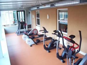 札伦霍吉德酒店的健身中心和/或健身设施