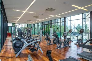 马六甲瑞园酒店的健身中心和/或健身设施