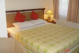 坎吉奥度假村酒店客房内的一张或多张床位
