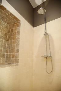 阿尔比Appartements Numeroa的浴室内配有淋浴和头顶淋浴