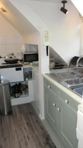 阿斯科特塔利萨恩避风港公寓的厨房配有水槽和台面