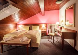 施沃尔泽瓦尔索纳旅馆客房内的一张或多张床位
