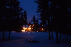冬天的Walking Bear Lodge