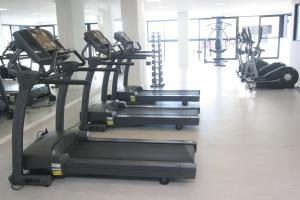 Flat Beira-Mar - NEO Pajuçara的健身中心和/或健身设施