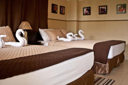 曼格拉旅馆客房内的一张或多张床位