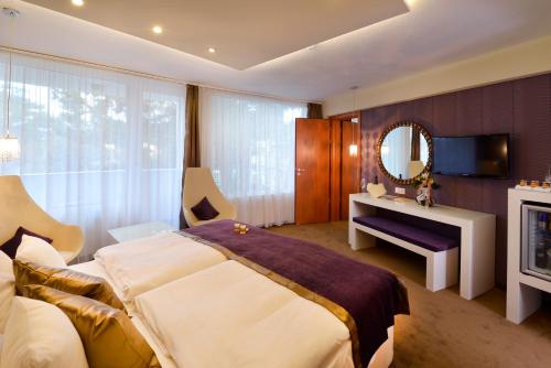 Residence Hotel Balaton客房内的一张或多张床位