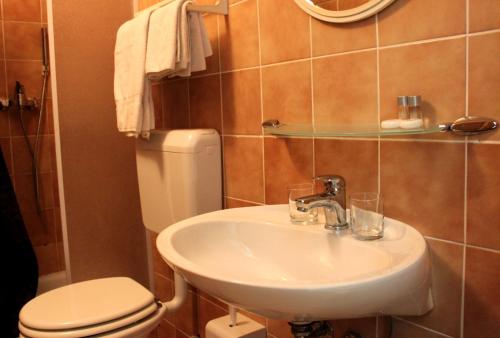 卢斯House Raduha - depandansa的一间带水槽和卫生间的浴室