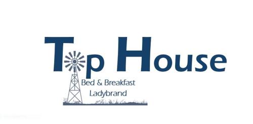 Ladybrand佳屋住宿加早餐酒店的住宿加早餐旅馆餐厅的标志