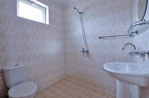 克兰内沃伊斯卡尔度假屋的一间带卫生间和水槽的浴室