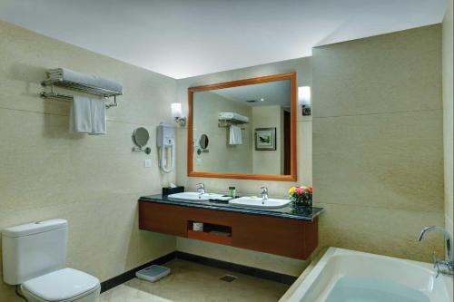 Ramada By Wyndham Amritsar的一间浴室